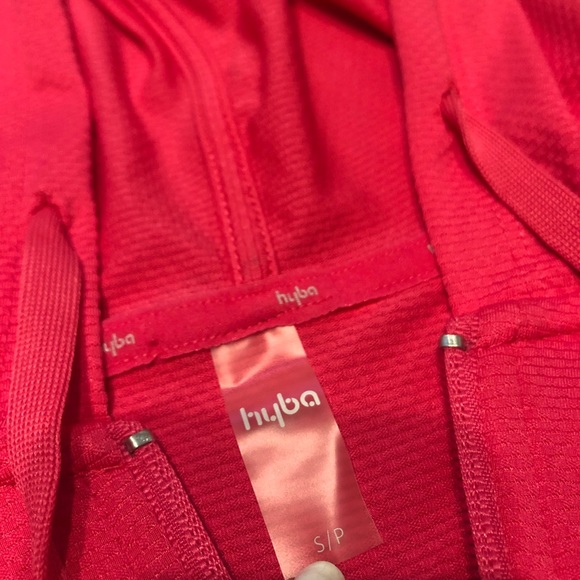 Neon Pink Hyba Athletic Zip Up Hoodie - Picture 6 of 6